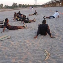 الأندية والحكام يتدربون على شاطيء الأتبراوي