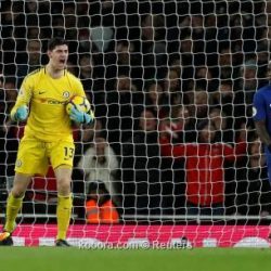 خطوة وحيدة تفصل كورتوا عن ريال مدريد