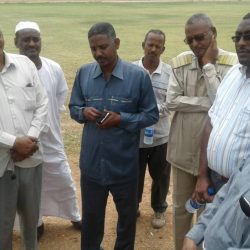 وصول (التيم) الهندسي لتأهيل أستاد حلفا الجديدة