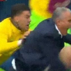 فرحة هستيرية لمدرب البرازيل بعد الفوز القاتل على كوستاريكا