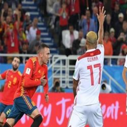 تشكيلة منتخبي روسيا واسبانيا