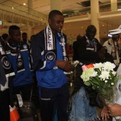 استقبال كبير للهلال في دبي والبعثة تغادر الي ابوظبي مباشرة