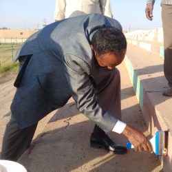 الوزير يشيد بخطوات اتحاد الكرة في تجهيز استاد شندي