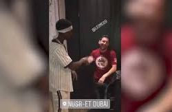 الكاميرات تكشف حوار ميسي وبوغبا في دبي