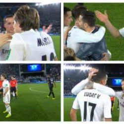 خلاف بين نجمي ريال مدريد.. وثلاثة لاعبين غادروا الاحتفالات