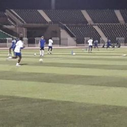 هلال التبلدي يجري مرانه الرئيسي وسط حضور اداري كبير