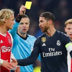 اليويفا يعلن العقوبة.. راموس يدفع ثمن الإنذار المتعمد غاليا