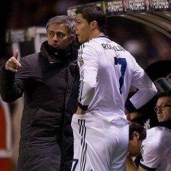 رونالدو أحرز 3 أهداف بشوط واحد.. فكاد أن يقتله مورينيو
