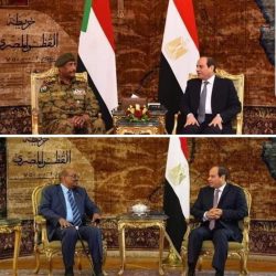 مواقع التواصل يعقدون مقارنة مدهشة مابين لقاء السيسي بالبرهان والبشير