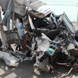 مصرع وإصابة (5) أشخاص من أسرة واحدة في حادث مروري بطريق التحدي