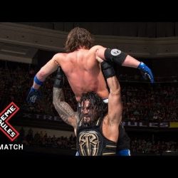 تذكير لأي جي ستايلز ضد رومان رينز في 2016