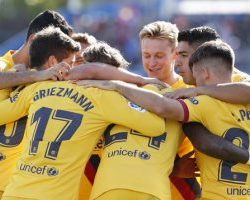 برشلونة يتخطى خيتافى بثنائية ويصعد لوصافة الدوري الإسباني