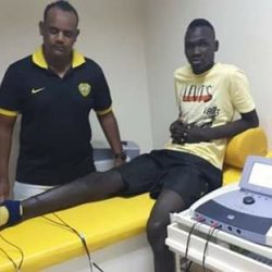 التكت لاعب المريخ يعود من الامارات
