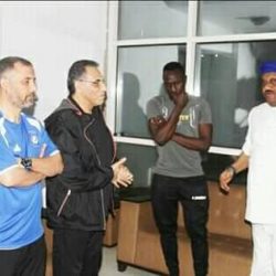 الكاردينال يودع بعثة الهلال في مطار الخرطوم