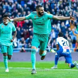 ريال مدريد يسقط إسبانيول بثنائية فرنسية