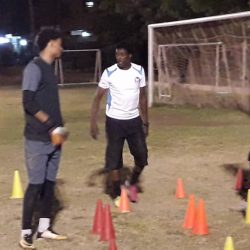 هلال الابيض يؤدي مرانا ساخنا بملعب شباب ناصر