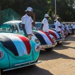 شباب سودانيون يستعدون لاستقبال الرئيس الألماني  بـ(طريقة مبتكرة)