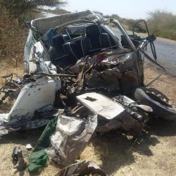 مصرع وإصابة (14) شخصا في تصادم عربة بوكس مع بص سفرى في طريق النيل الأبيض 