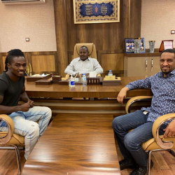 السوباط والطاهر يلتقيان الغربال قبل سفره للقاهرة