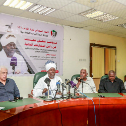 في المؤتمر الصحفي للجنة المنتخبات..برقو: لن نتهاون في حقوق السودان.. شكوى الحكم اكتملت للكاف .. وتركيزنا على مباراة الثلاثاء