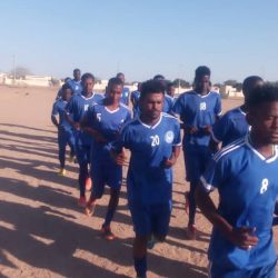 هلال الجنينة يؤدي اول مران بملعب هلال نيالا