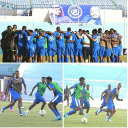 عقب إلغاء مباراة الأشانتي..الهلال يتدرب لمدة ساعة على ملعبه