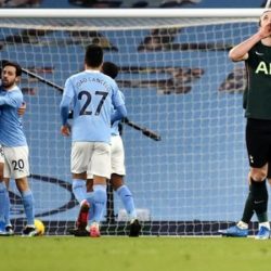 مانشستر سيتي  يدهس توتنهام ويواصل الهروب بالصدارة