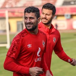 الاهلي المصري يختتم تحضيراته للمريخ ويعلن قائمة المواجهة