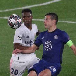 تشيلسي يفرض التعادل على ريال مدريد بملعبه في نصف نهائي الابطال