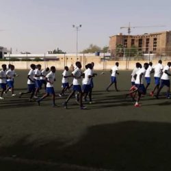 هلال الابيض يؤدي مرانا ساخنا بملعب الاكاديمية