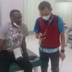 لاعب الجودو السوداني يواصل العلاج