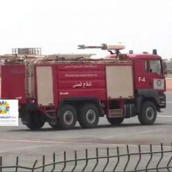 الإنقاذ البري ينقذ أحد المواطنين علقت يده في “مفرمة” 