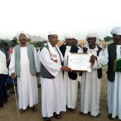 ممثل والي كسلا ومدير عام الشباب والرياضة يشرفان ختام الدورة الرياضية للفقيد أبوعلي اكلاب