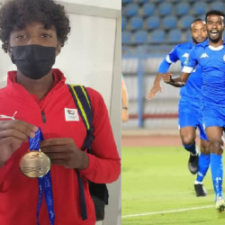 وزير الشباب والرياضة يهنئ الهلال بالفوز والسباح زياد سليم الفائز بذهبية سباق “50” فى البطولة العربية للسباحة