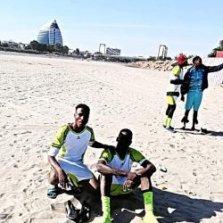 الأهلي شندي يواصل إعداده بتدريبات صباحية برمال جزيرة توتي بالخرطوم