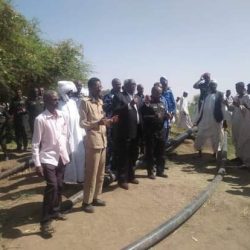 والي نهر النيل واعضاء اللجنة الامنية بالولاية يؤدون واجب العزاء في شهداء حادث غرق المركب بمنطقة البسابير