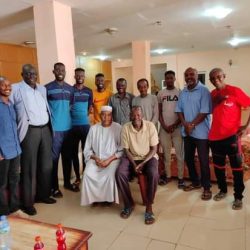 بعثة كوبر تزور فريق الزومة الخرطومي بمقر اقامته بعطبرة