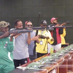 في جمهورية الرماية.. تنافس قوي في بندقية ضغط الهواء بالنيل العالمي