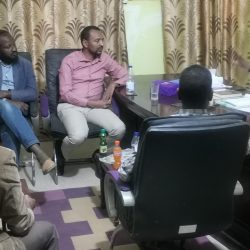 رئيس الاتحاد يتفقد التايكوندو بسنار ويلتقي الوزير