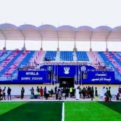 نقل نجيل استاد نيالا بطائرة خاصة من منظومة الصناعات الدفاعية