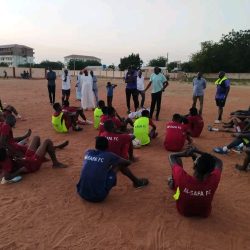 بحضور قدامي اللاعبين واقطاب النادي الصفا يكمل اعداده لمريخ التبلدي
