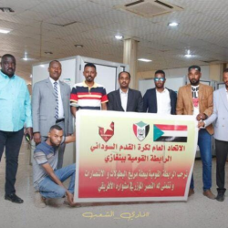 بعثة المريخ تحط الرحال ببنغازي واستقبال رسمي لزعيم الكرة السودانية