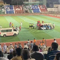 البحارة يقطفون نقاط الجولة السابعة كاملة ويتجاوزون الفرسان  مايكل أبوقي يسجل هدف السبق للبحارة ويخرج مصاباُ بكسر في الساق