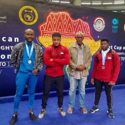 بعثة رفع الاثقال الظافرة تعود فجر الاربعاء ..