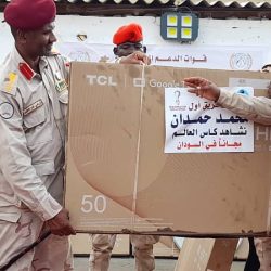 حضور مناديب المحليات  الدعم السريع قطاع البحر الأحمر يحتفل بملحقات مشاهدة كأس العالم