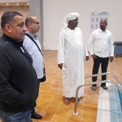 وفد الاتحاد الافريقي للسباحة يصل البلاد ويبدا الجولة بالنيل