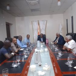 لقاء مثمر بين اللجنة الأولمبية السودانية واتحاد الجمباز