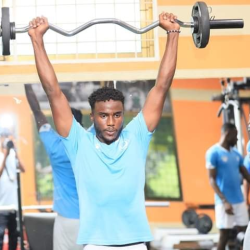 الهلال يتدرب بصالة الجمانيزيوم