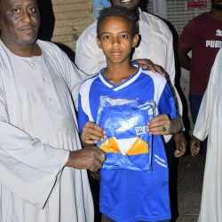هلال بربر يحتفل بالفوز بكأس الناشئين
