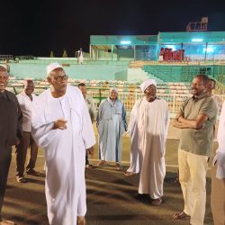 والي الجزيرة يقف على أعمال الصيانة الجارية باستاد مدني